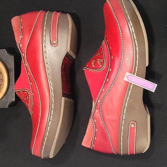 L'ARTISTE by SPRING STEP | 'Burbank' Red Leather Slip On - EU 37 / US 6.… - Picture 10 of 11